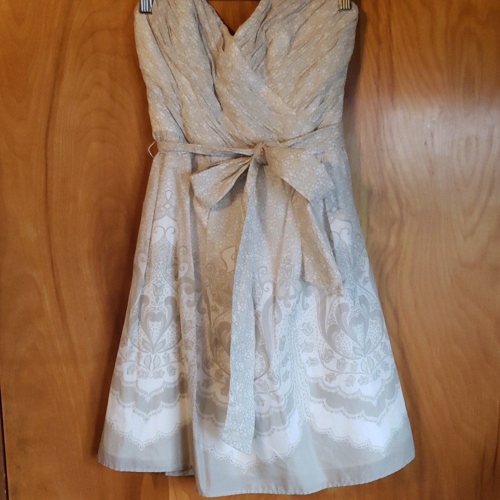 Express strapless dress